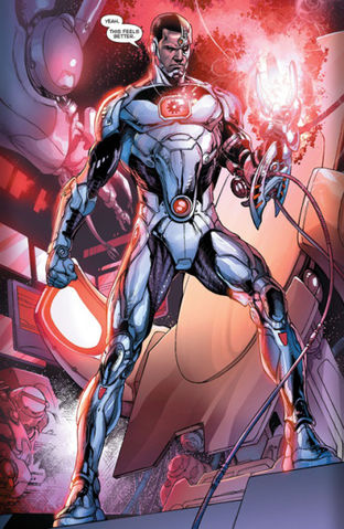 Открытки с Киборгом из Лиги Справедливости скачать бесплатно.