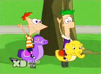 Открытки Финес и Фёрб скачать бесплатно. Открытки Финес и Фёрб анимационные.