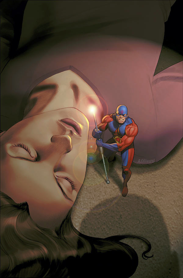 Открытки с Атомом скачать бесплатно. Открытки с Атомом по комиксам.