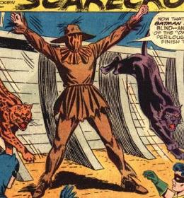 Открытки с Пугалом злодеем из комиксов про Бетмэна скачать бесплатно.