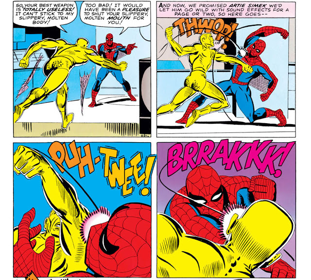 Открытки с Расплавленным Человеком из комиксов Вселенной Марвел.