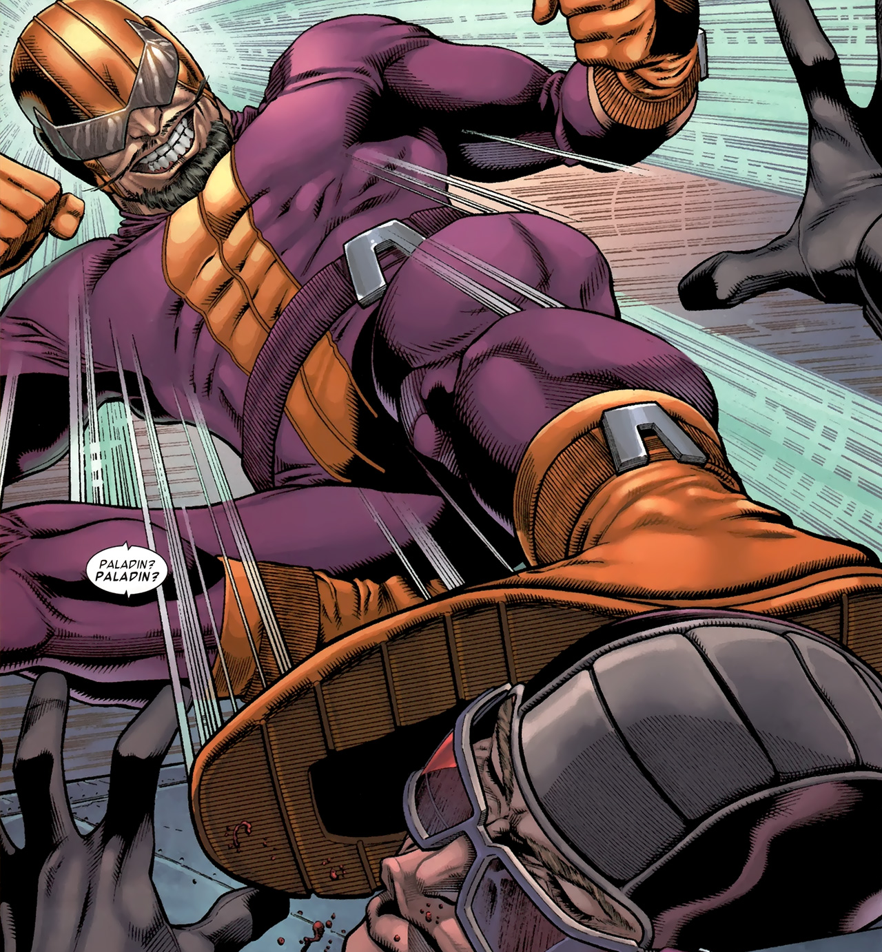 Открытки с Батроком - Прыгуном врагом Капитана Америки из комиксов.