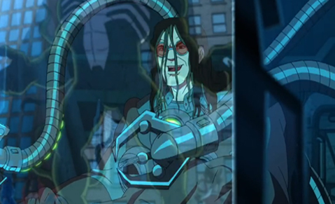 Открытки с Отто Октавиусом скачать бесплатно. Открытки с Доктором Осьминогом.