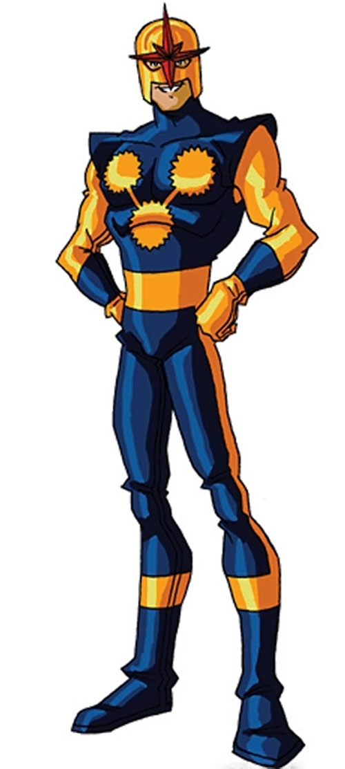 Открытки с Новой Ричардом Райдером из комиксов Вселенной Марвел.