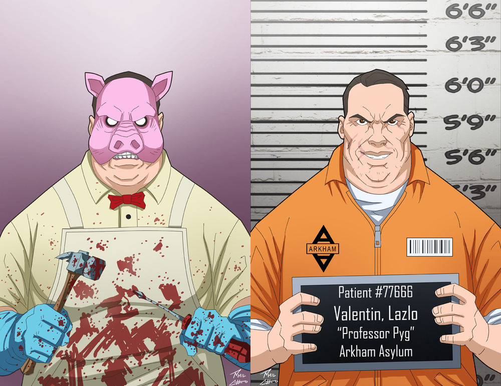 Открытки с Профессором Пигом по комиксам ДС скачать бесплатно.