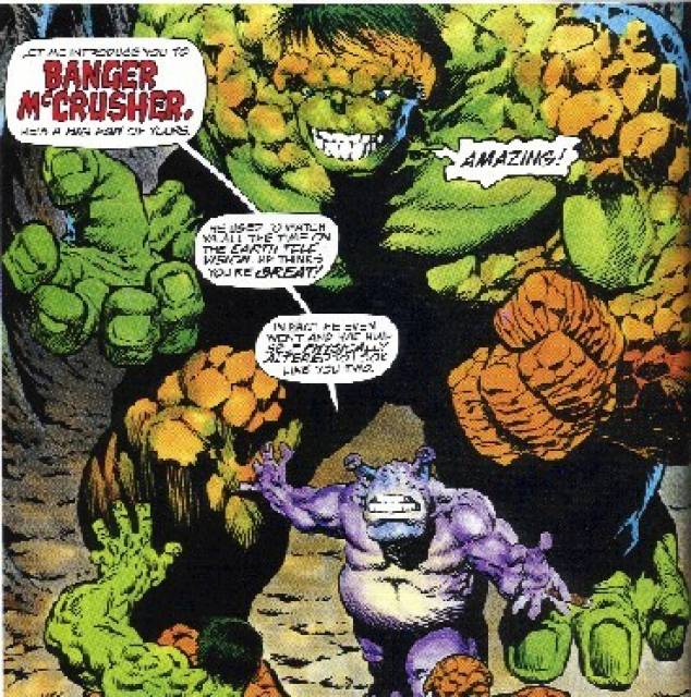 Открытки с Потоком из комиксов про Халка из Вселенной Марвел.