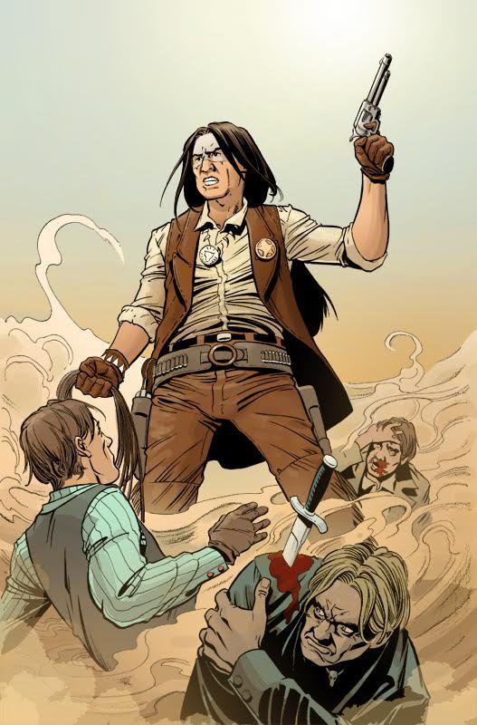 Открытки с Красным Волком индейцем супергероем из комиксов. 