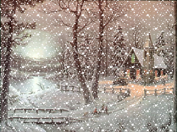 Открытки со снегопадом скачать. Открытки со снегопадом бесплатно.