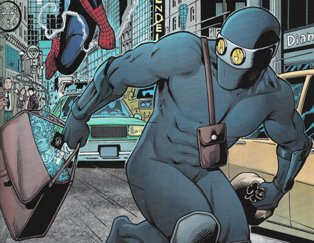 Открытки со Слайдом из комиксов про Человека Паука Вселенной Марвел.