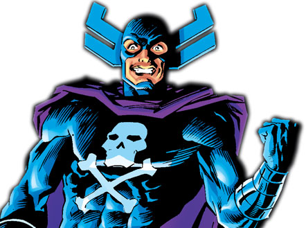 Открытки с Гримом Жнецом злодеем из комиксов Вселенной Марвел.