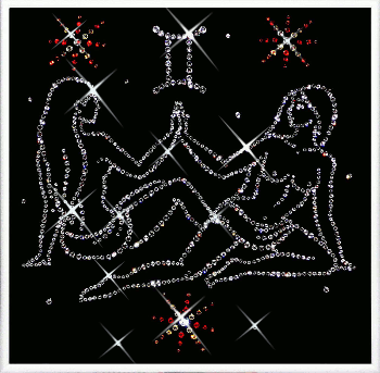 Открытки знак зодиака Близнецы gif. Скачать бесплатно открытки со знаком зоди...