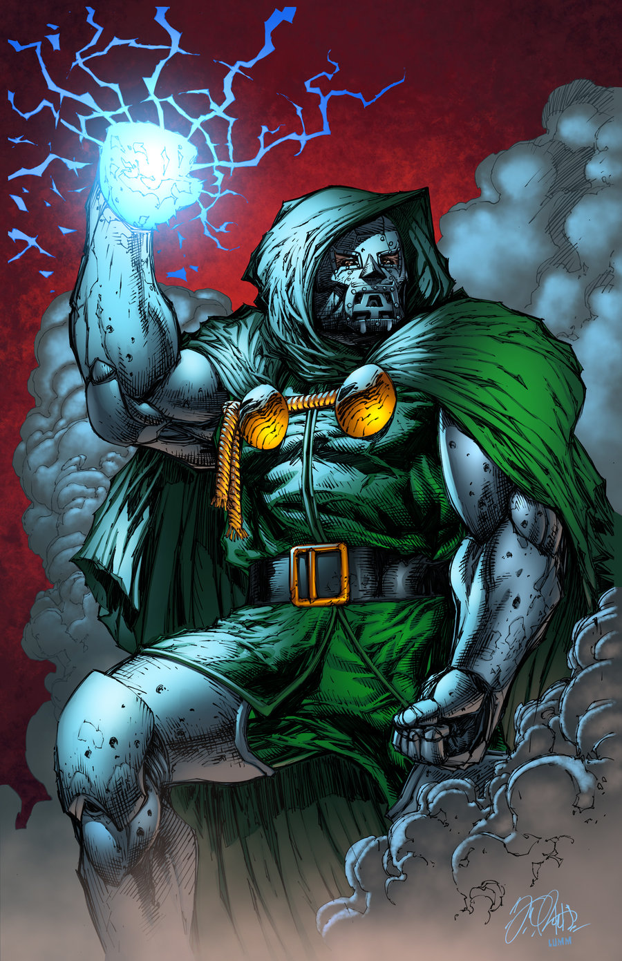 Открытки с Доктором Думом из комиксов Марвел скачать бесплатно.