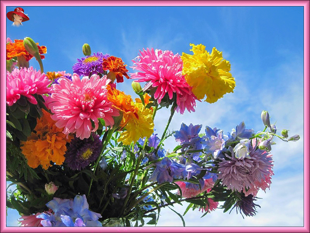 Открытки с пионами в саду скачать бесплатно. Открытки с пионами в саду онлайн.