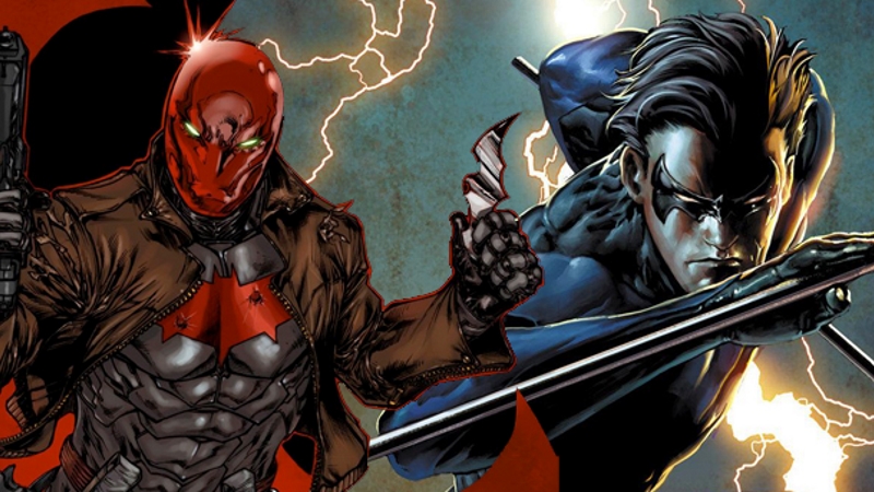 Открытки с Красным Колпаком злодеем из комиксов ДС скачать бесплатно.