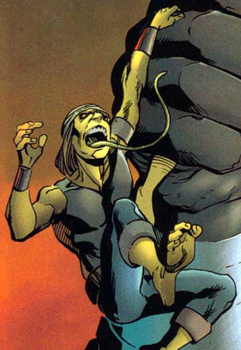 Открытки с Жабой злодеем из комиксов Вселенной Марвел скачать.