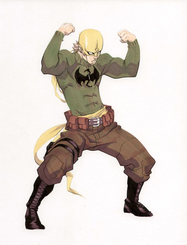 Открытки с Железным Кулаком Орсоном Рэндаллом из комиксов Марвел.