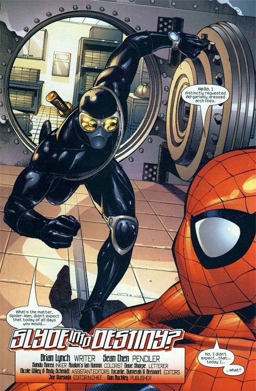 Открытки со Слайдом из комиксов про Человека Паука Вселенной Марвел.