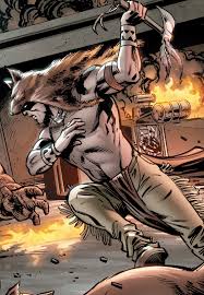 Открытки с Красным Волком индейцем супергероем из комиксов. 