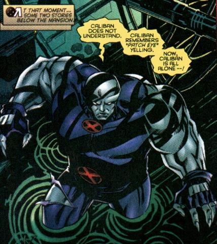 Открытки с Калибаном злодеем из комиксов Вселенной Марвел.    