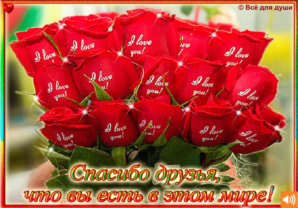 Открытки с Всемирным днём спасибо скачать бесплатно gif.    