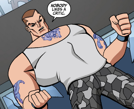 Открытки с Татуированным Человеком из комиксов скачать бесплатно.