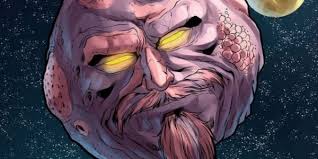 Открытки с Эго Живой Планетой из Вселенной комиксов Марвел. 