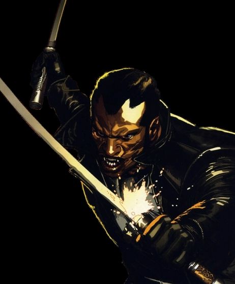 Открытки с Блэйдом из комиксов Вселенной марвел скачать бесплатно.