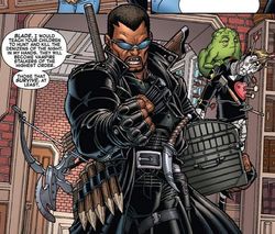 Открытки с Блэйдом из комиксов Вселенной марвел скачать бесплатно.