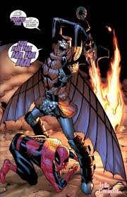 Открытки с Хобгоблином врагом Спайдермэна из комиксов Марвел.