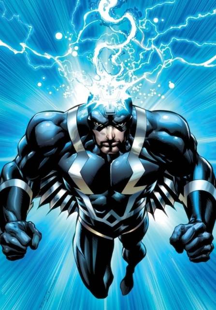 Открытки с Черным Громом из комиксов Вселенной Марвел скачать.