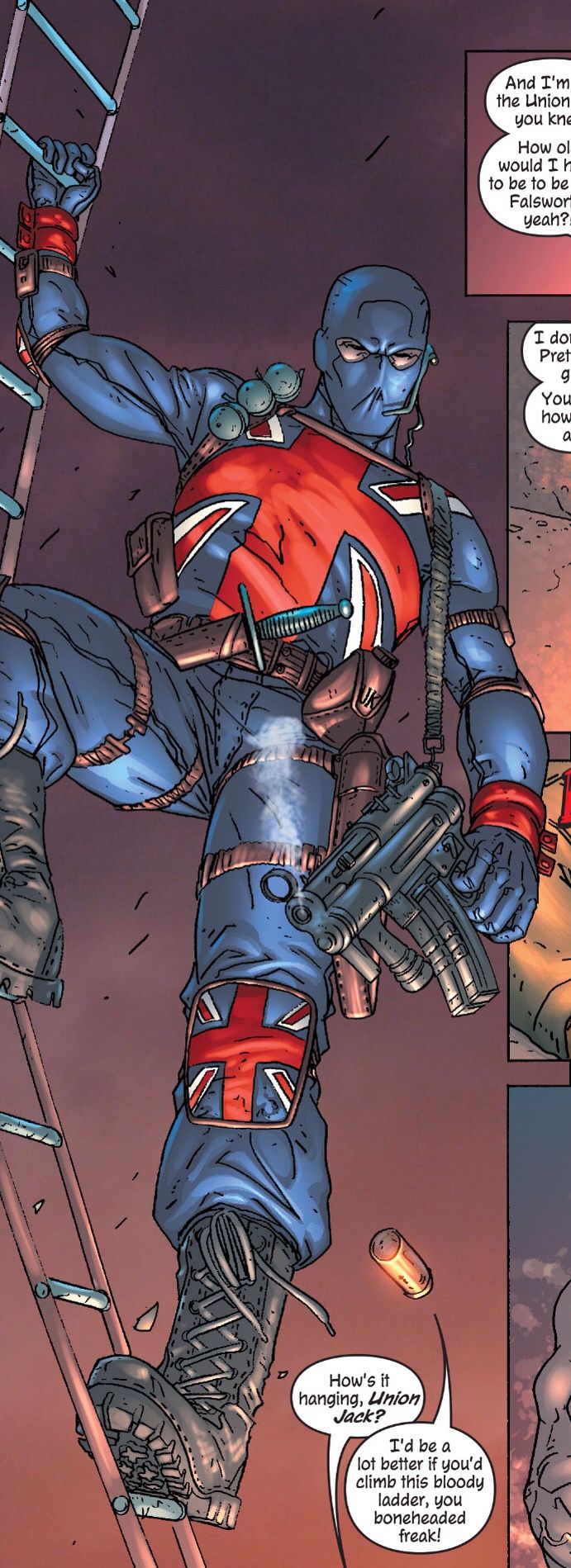 Открытки с Юнионом Джеком 3 из комиксов Вселенной Марвел.     