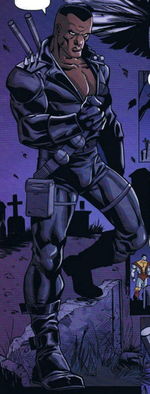 Открытки с Блэйдом из комиксов Вселенной марвел скачать бесплатно.