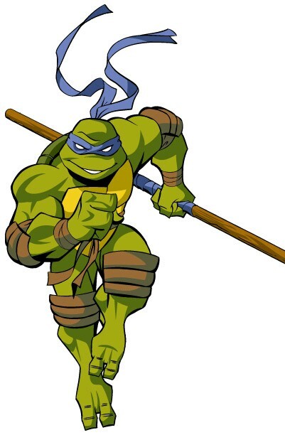 Открытки с Черепашками Ниндзя для детей скачать бесплатно.   