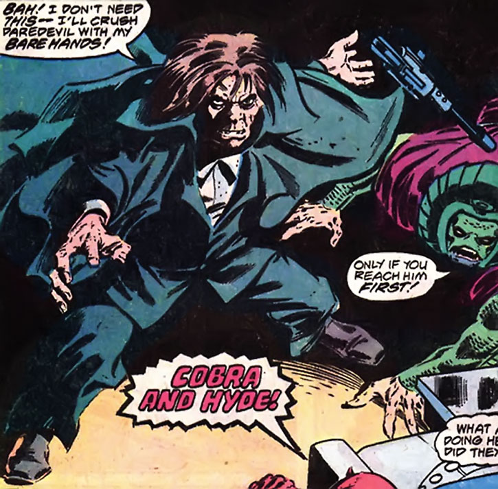 Открытки с Мистером Хайдом из комиксов Вселенной Марвел скачать.