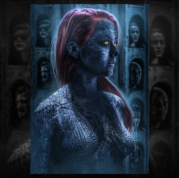 Открытки с Мистик ИксМен. Открытки с Мистик для детей.        