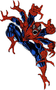 Открытки с Доппельгенгером врагом Спайдермена из комиксов Марвел.