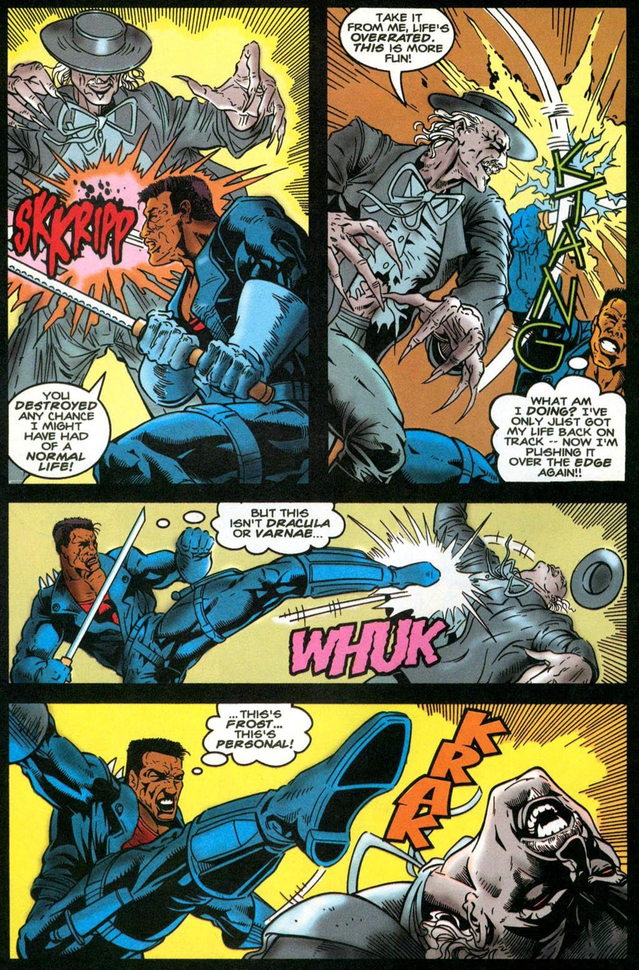 Открытки с Диконом Фростом вампиром из комиксов Вселенной Марвел.