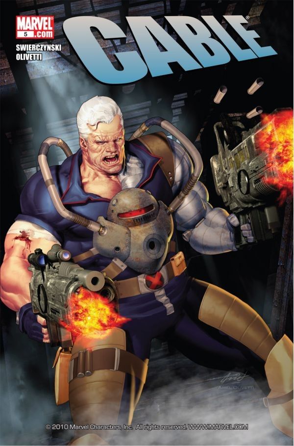 Открытки с Кейблом из комиксов про Дедпула скачать бесплатно.