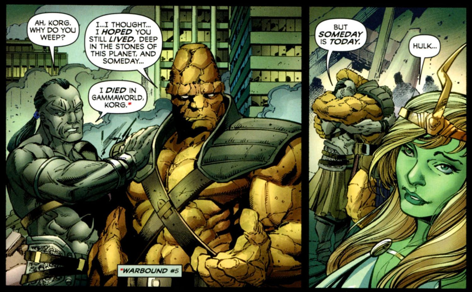 Открытки с Коргом из комиксов Вселенной Марвел скачать бесплатно.