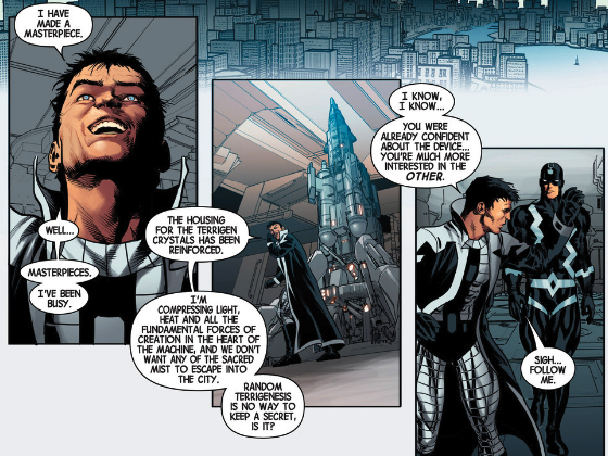 Открытки с Максимусом Безумным из сверхлюдей комиксов Марвел.