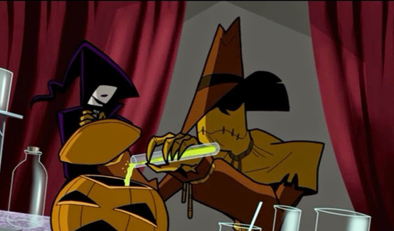 Открытки с Пугалом злодеем из комиксов про Бетмэна скачать бесплатно.