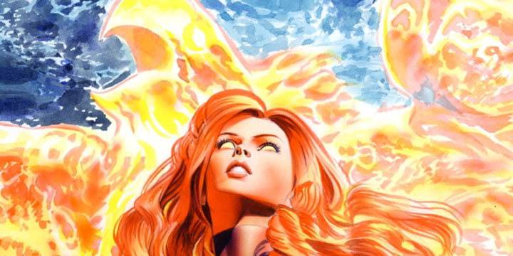 Открытки с Джин Грей скачать бесплатно. Открытки с Джин Грей для детей.