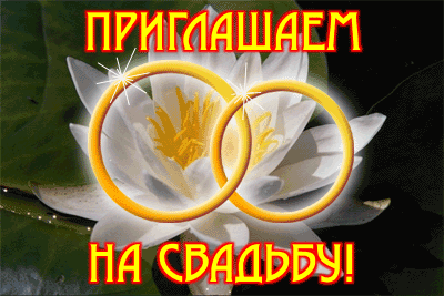 Пригласительные открытки на свадьбу анимационные. Пригласительные к свадьбе.