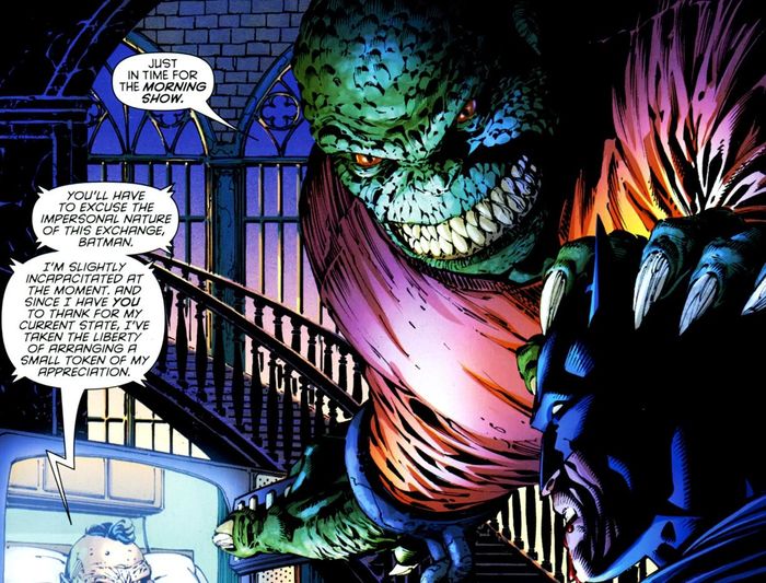 Открытки с Киллером Кроком по комиксам ДС скачать бесплатно.