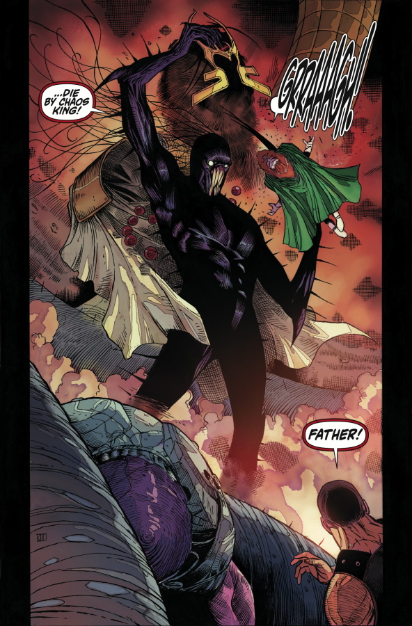 Открытки с Королем Хаоса из комиксов Марвел скачать бесплатно.