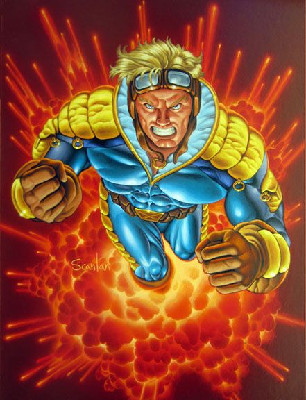 Открытки с Пушечным Ядром из комиксов Вселенной Марвел скачать.