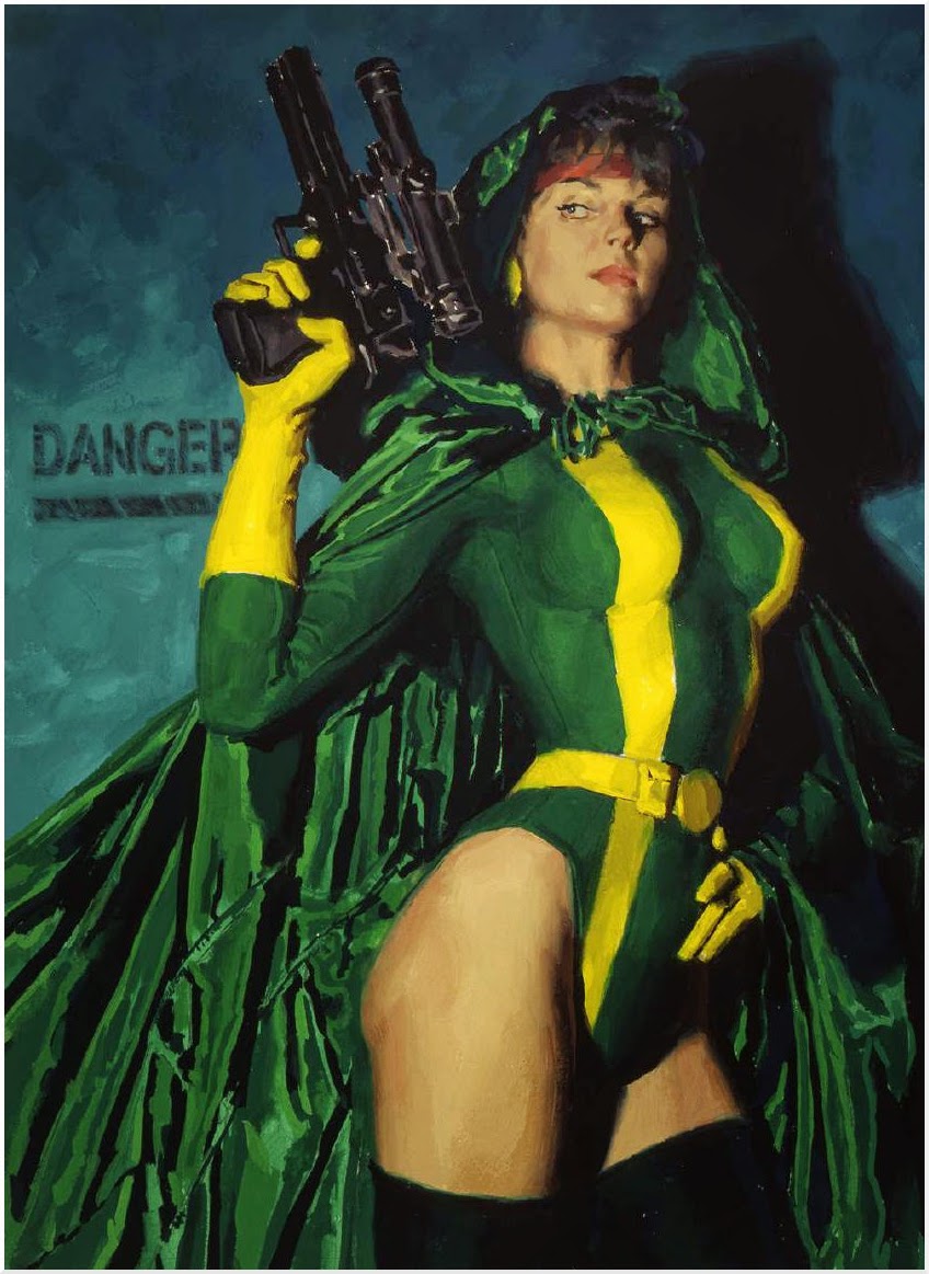 Открытки с Черно - Бурой Лисицей из комиксов Вселенной Марвел.