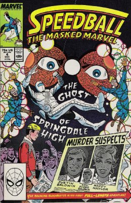 Открытки со Спидболом из комиксов Вселенной Марвел скачать. 