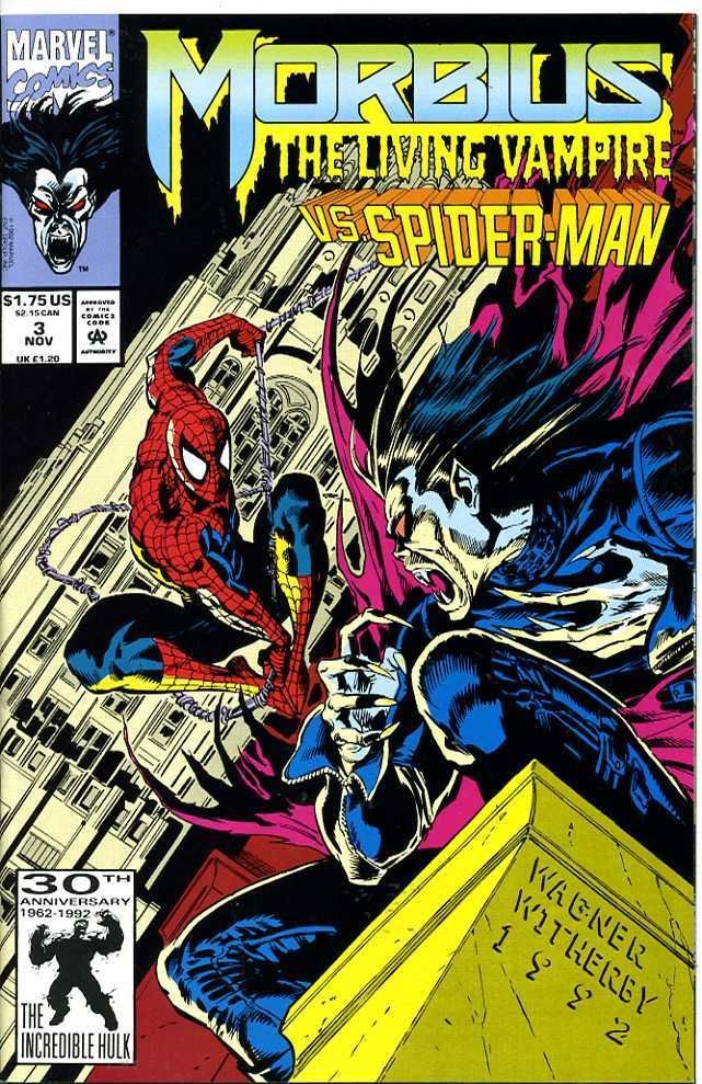 Открытки с Морбиусом злодеем из комиксов Вселенной Марвел.  