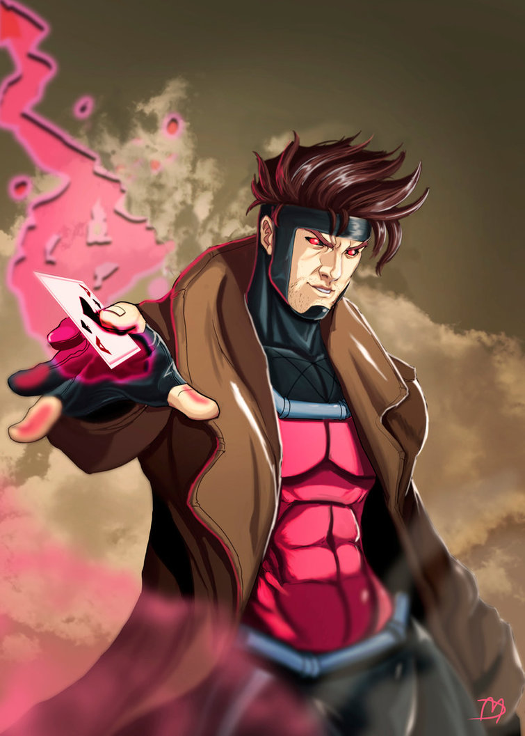 Открытки с Гамбитом скачать бесплатно. Открытки с Гамбитом gif.